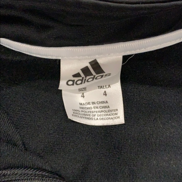 Size 4 adidas track jacket barely worn - Picture 3 of 3